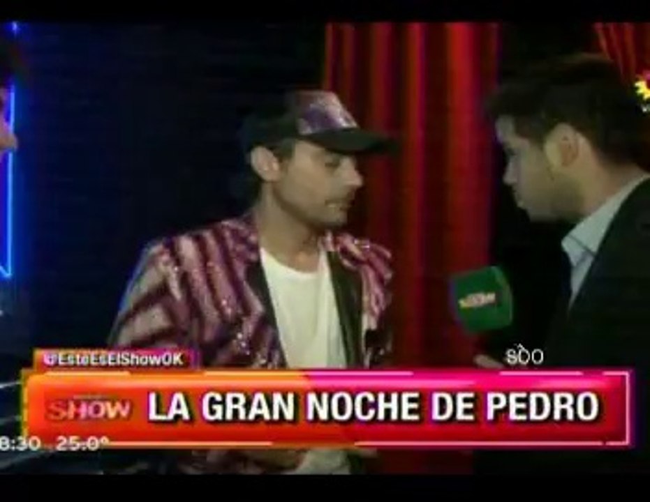 Paula en Este es el Show 4 (Pedro nota en back electropop) - 08 de Diciembre