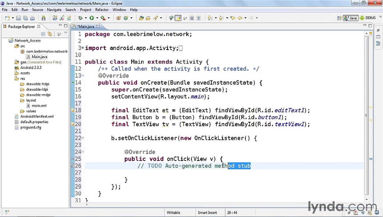 Android Development - Preferences and Data Storage - 04 - network