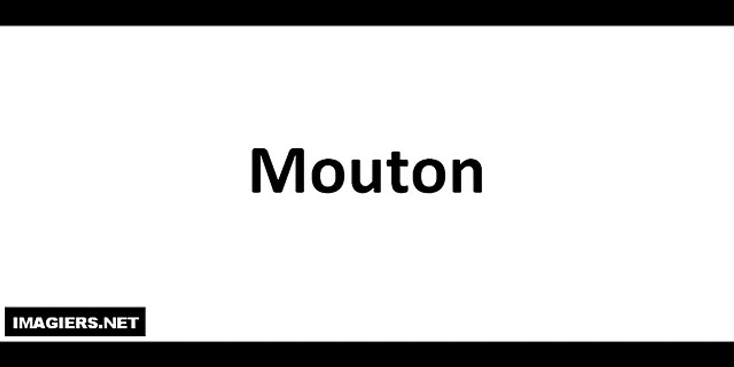 Pronunciation of 'Mouton' (Sheep) in French