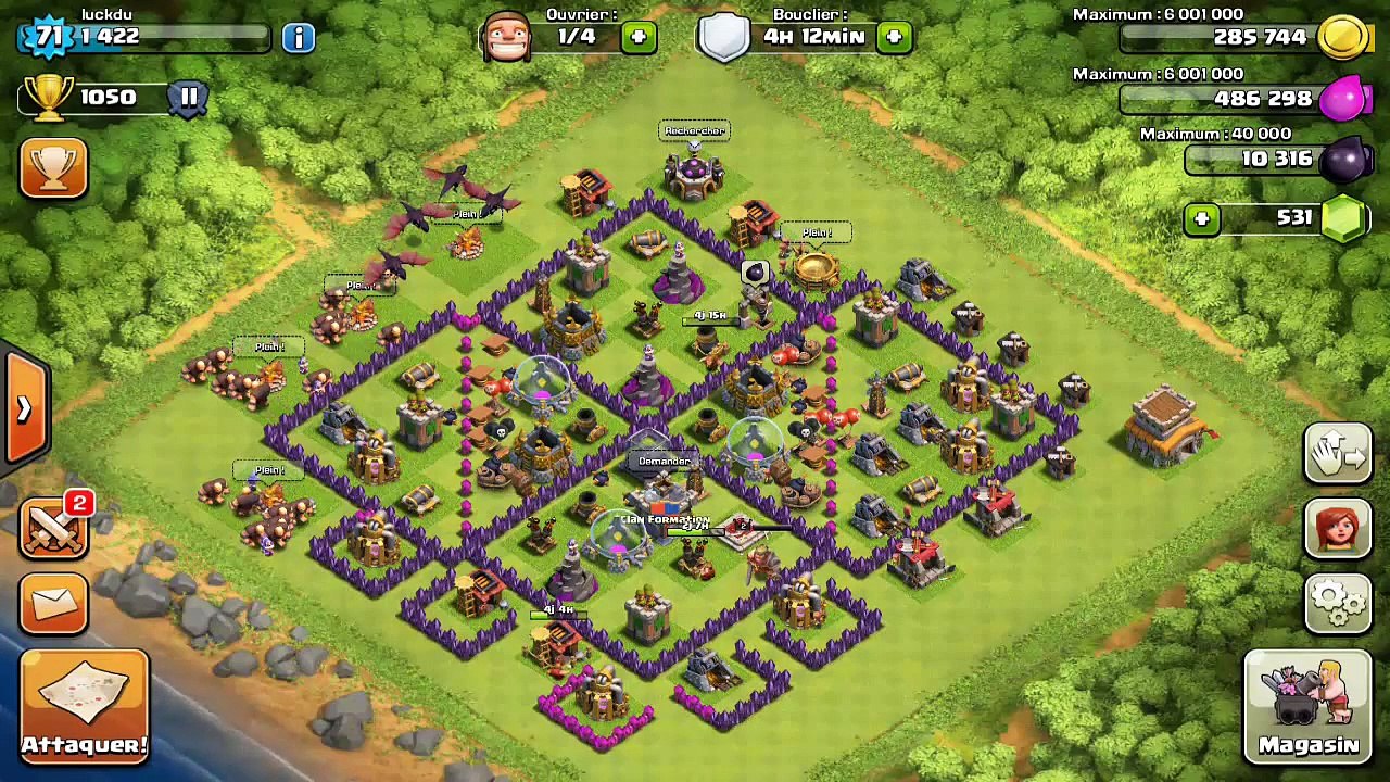 CLASH OF CLANS PRÉSENTATION RAPIDE CLAN !