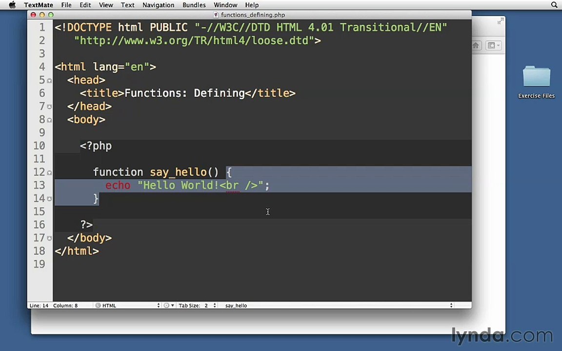 048- Defining functions