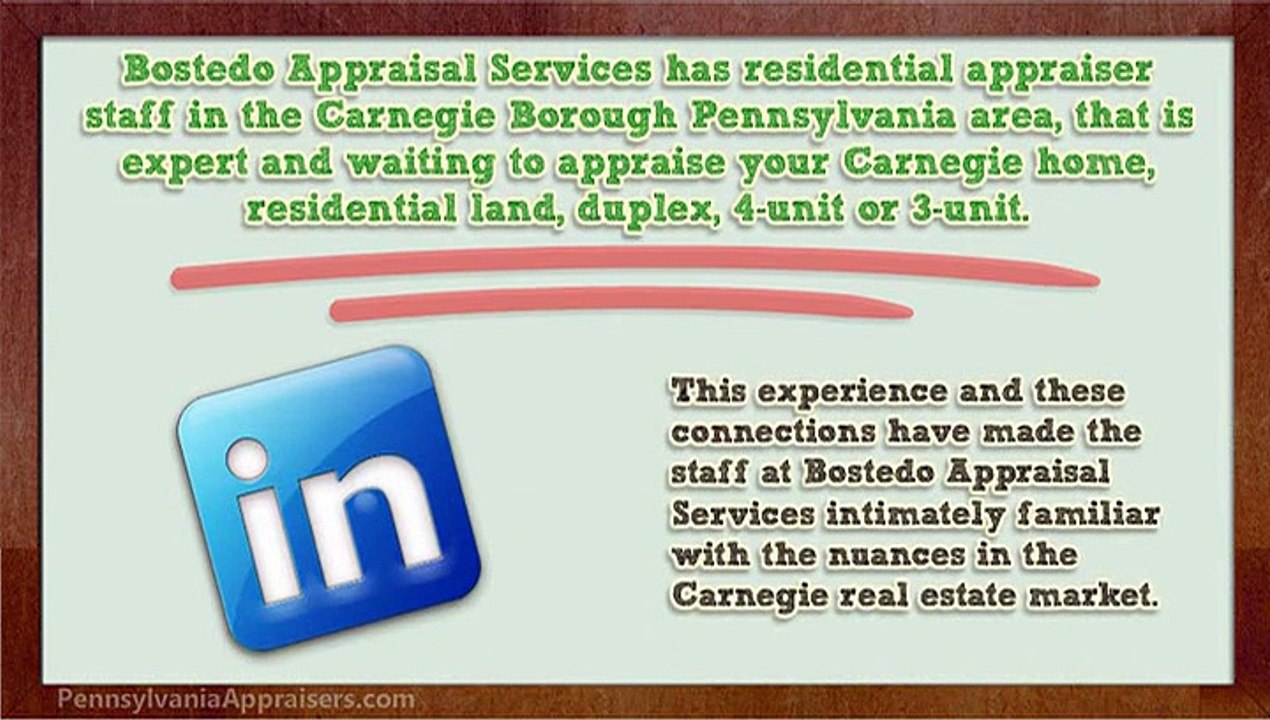 Carnegie Appraisers - 412.831.1500 - Appraisal Carnegie