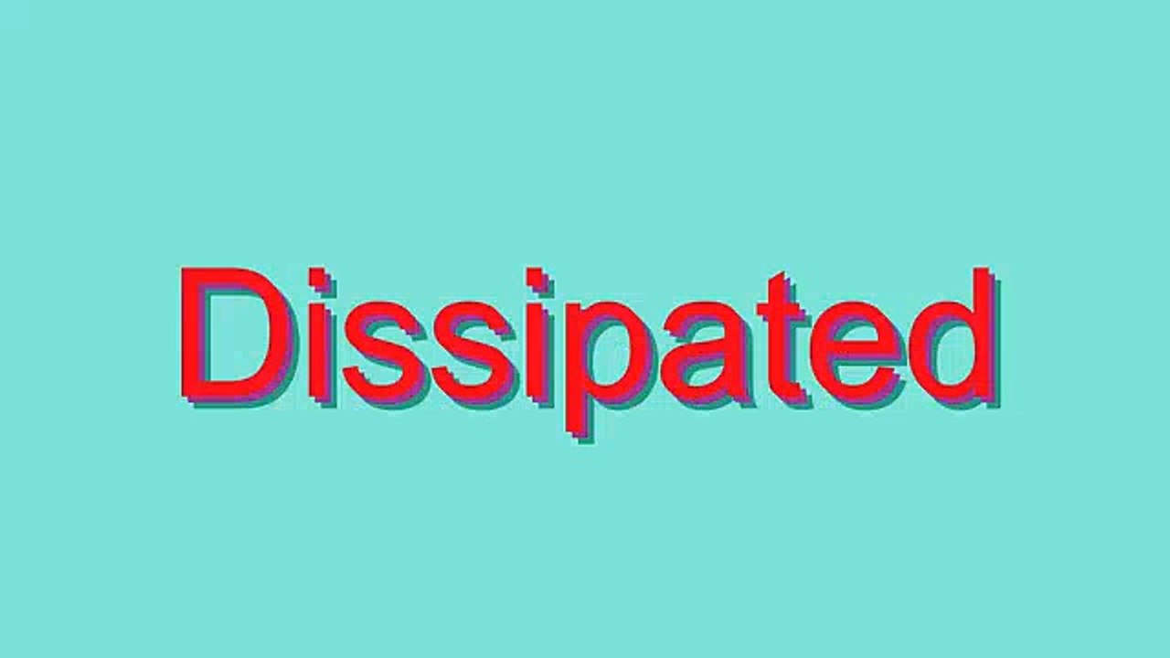 Learn the Correct Pronunciation of 'Dissipated' 🔊