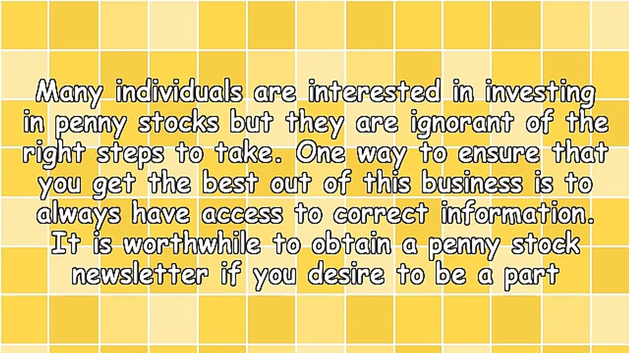 Tips For Selecting The Right Penny Stock Newsletter