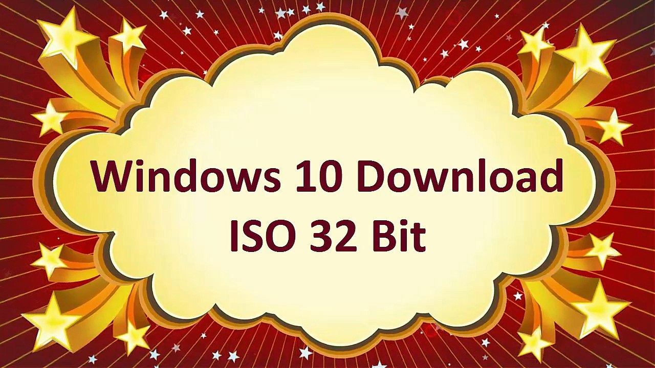 Windows 10 Download ISO 32 Bit