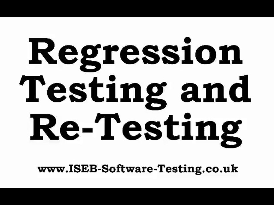 What is regression testing in software testing?