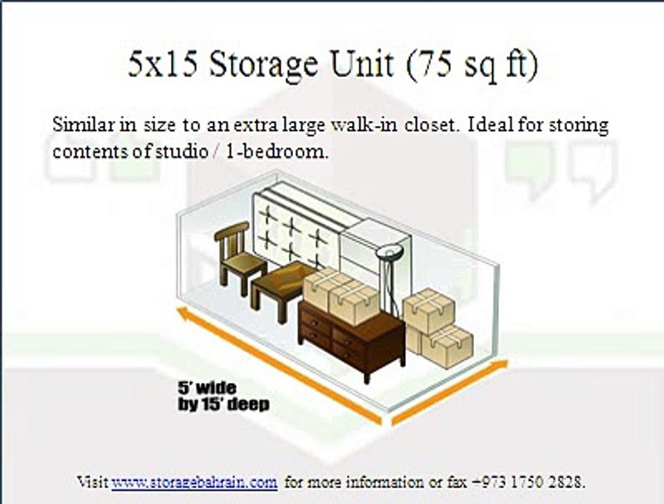 Varied Types of Storage Units in Bahrain, Sizes and its Uses