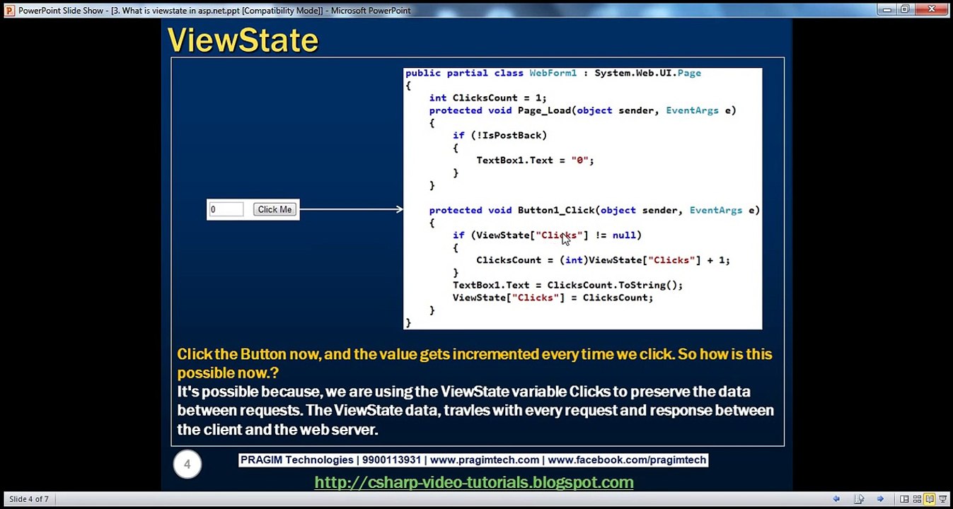 What is Viewstate in asp.net - part - 3