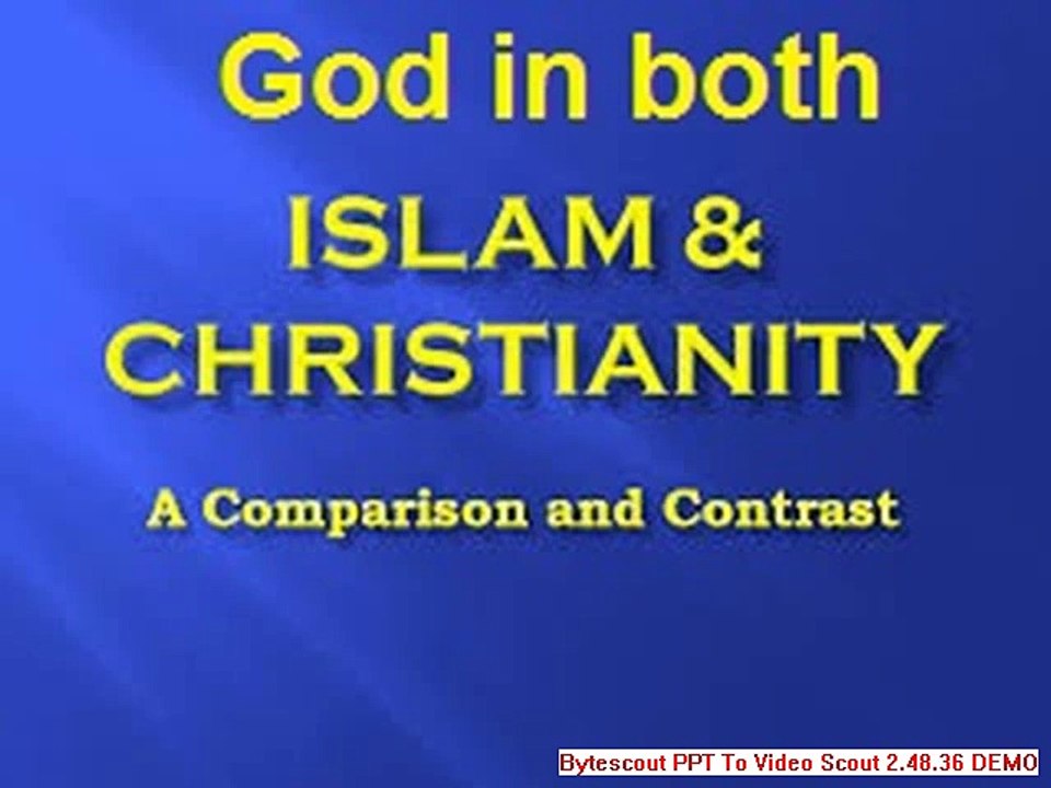 1o differences between God in Islam and Christianity