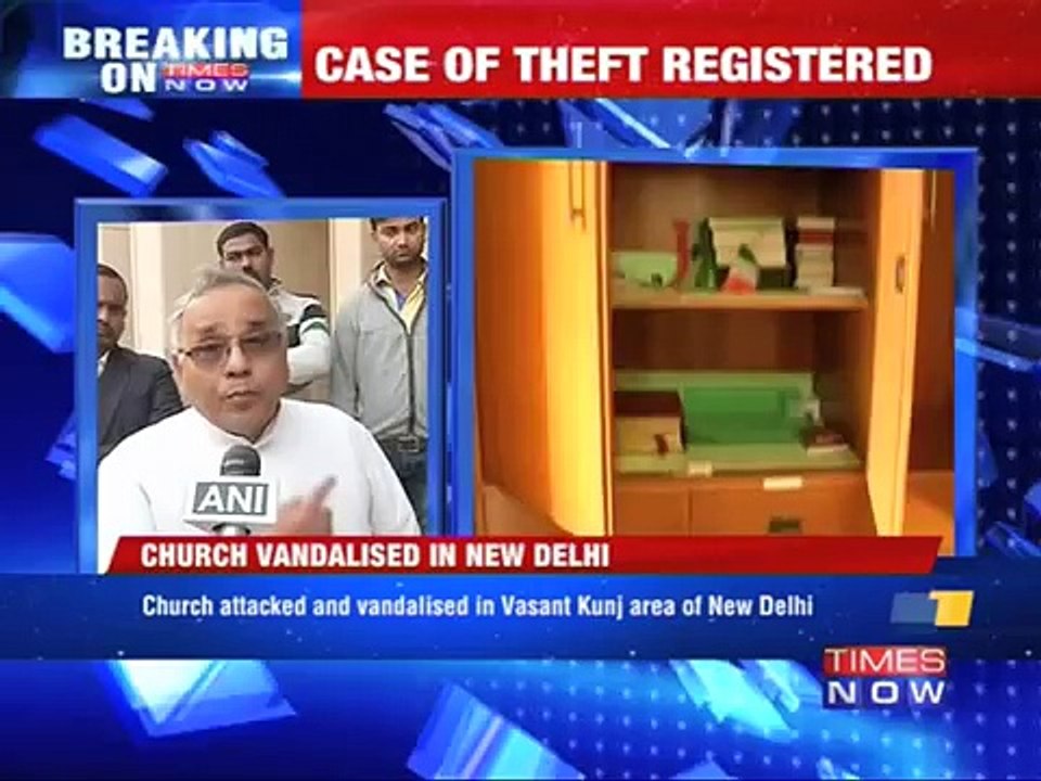 Church Attacked And Vandalised in Delhi