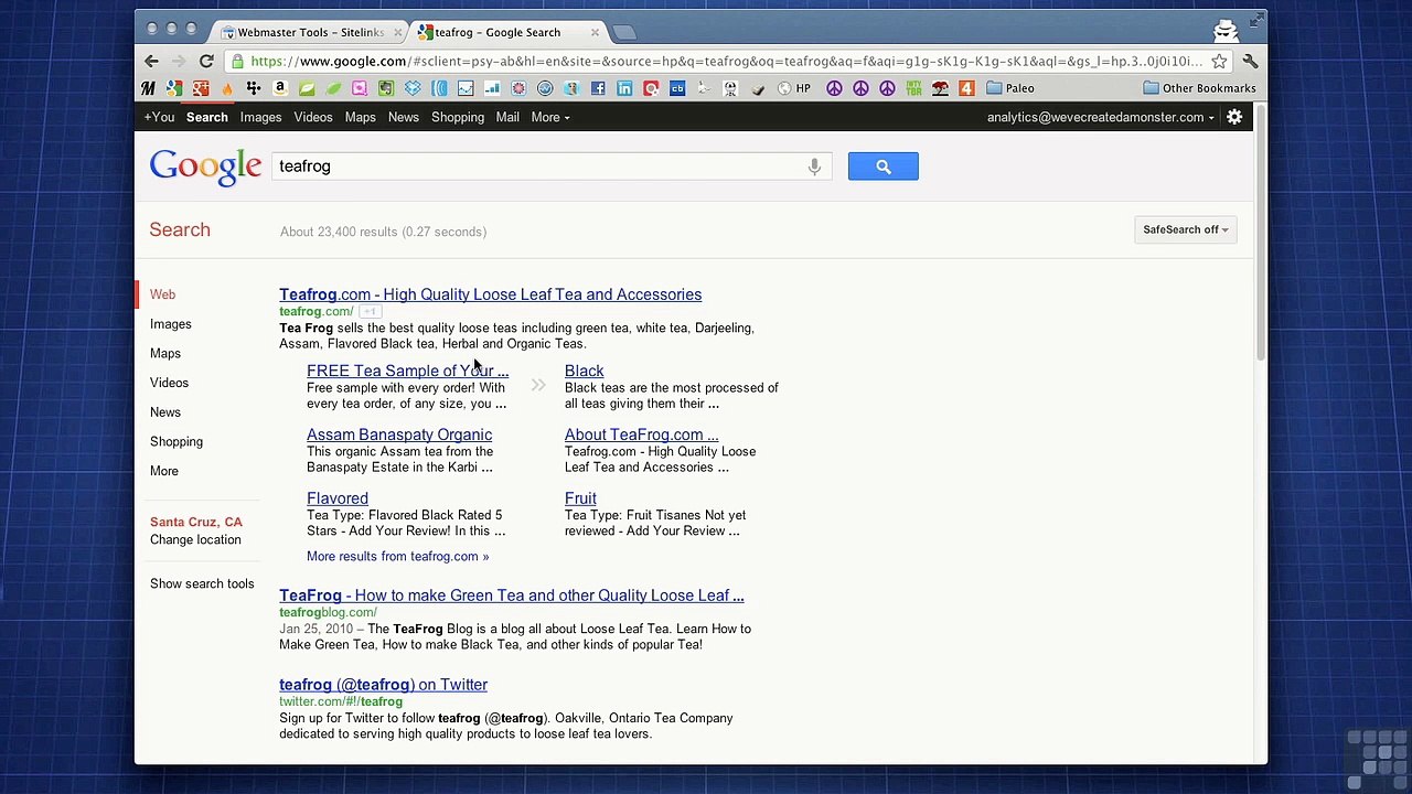 Using Google Webmaster Tools - Part 1