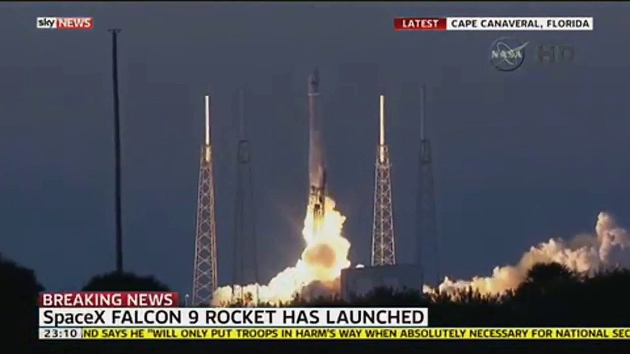 SpaceX Falcon 9 Rocket Launches