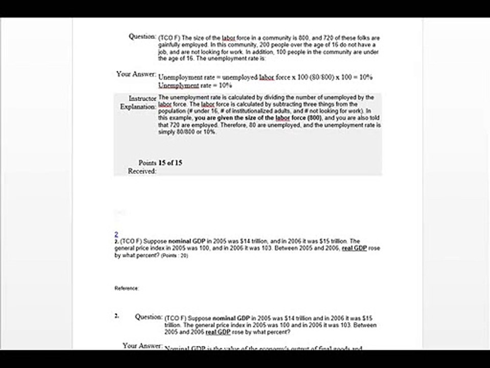 ECON 545 Week 3 Quiz Imperfect Competition