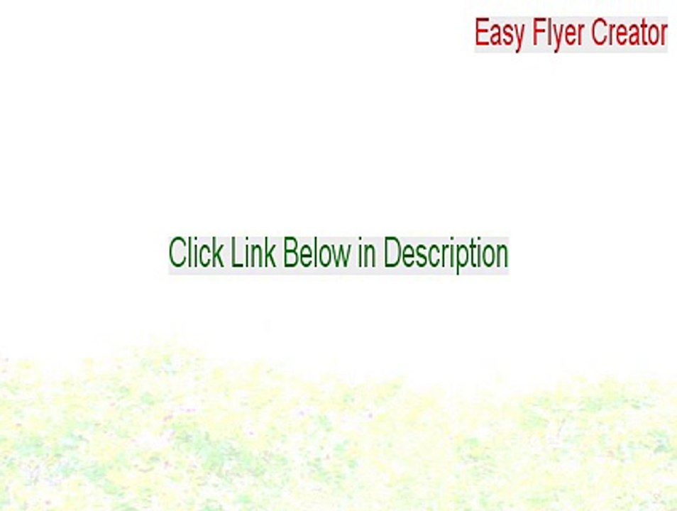 Easy Flyer Creator (Desktop) Serial - easy flyer creator free online 2015