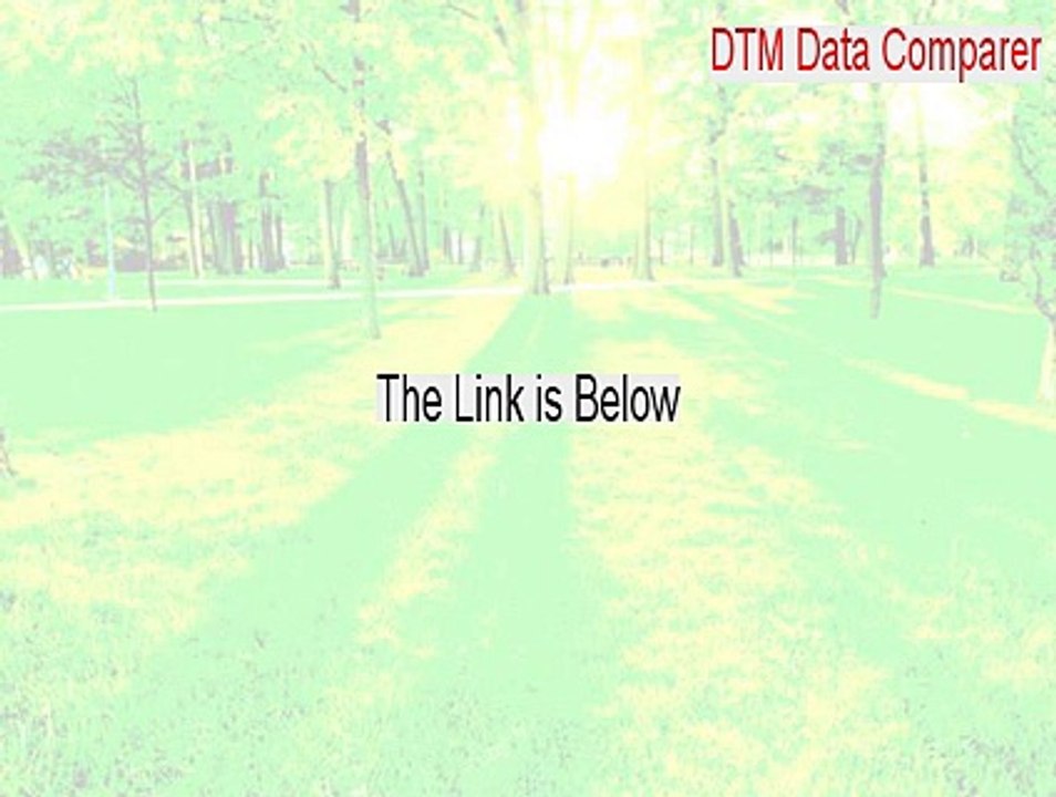 DTM Data Comparer Serial - DTM Data Comparerdtm data comparer 2015