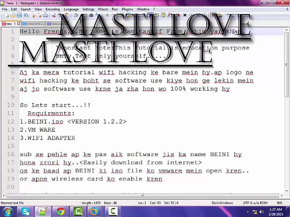 wifi hack in urdu/hindi