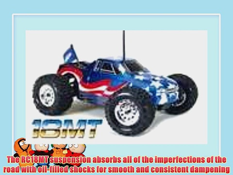 Team Associated 20110 RC18MT 4WD RTR Mini Monster Truck RC Model