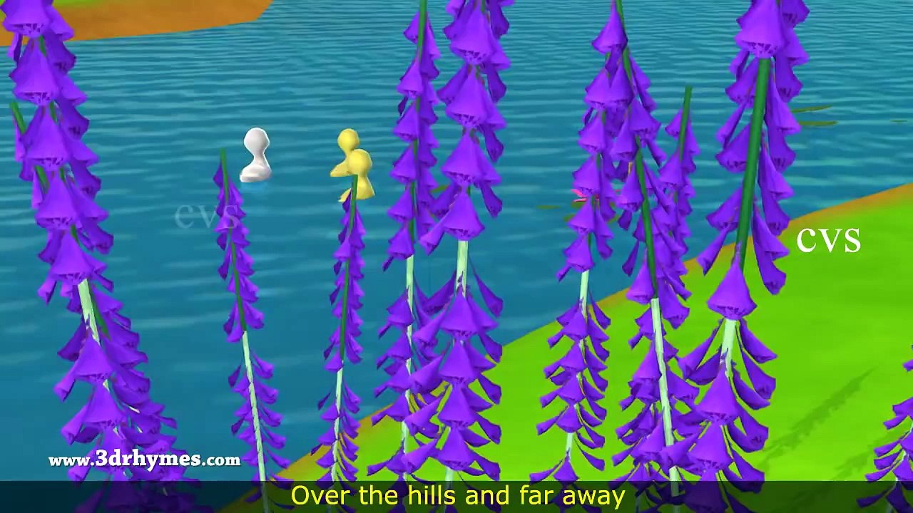 Five Little Ducks Went Out One Day - 3D Animation Five Little Ducks Nursery Rhyme for children