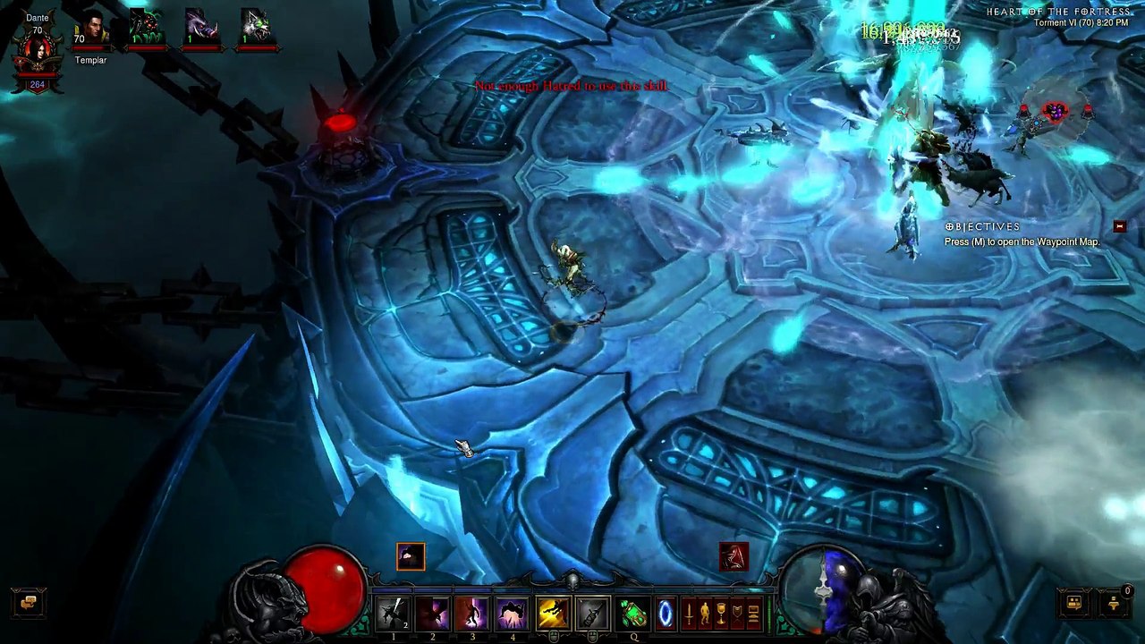 Diablo 3 ROS DemonHunter, Malthael fight, T6