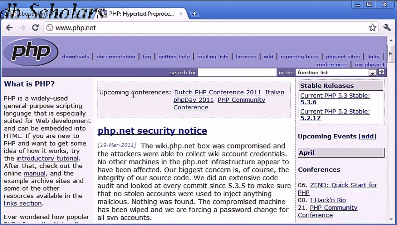 PHP Lecture (1) Introduction to PHP_x264