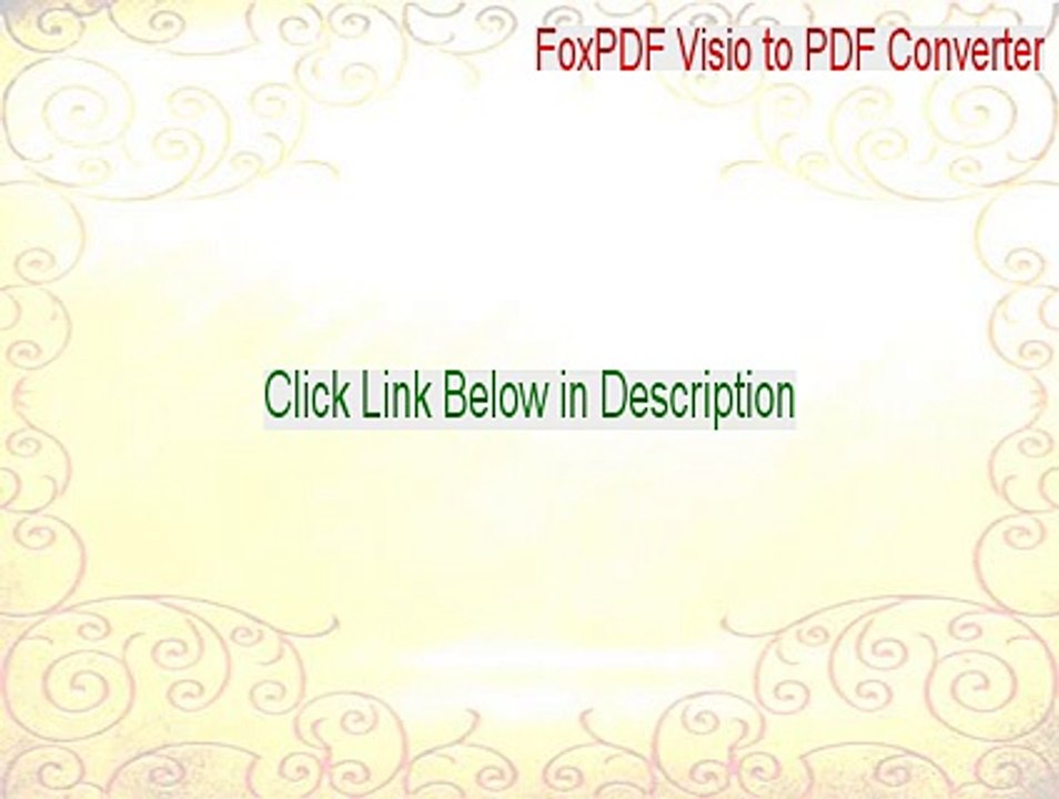 FoxPDF Visio to PDF Converter Download - foxpdf visio to pdf converter 3.0 2015