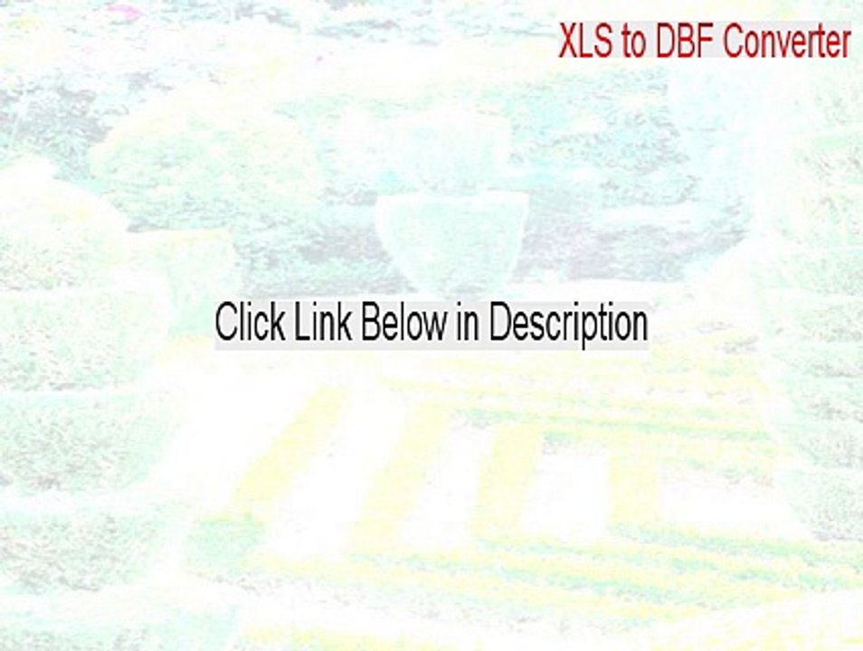 XLS to DBF Converter Keygen - Instant Download [2015]