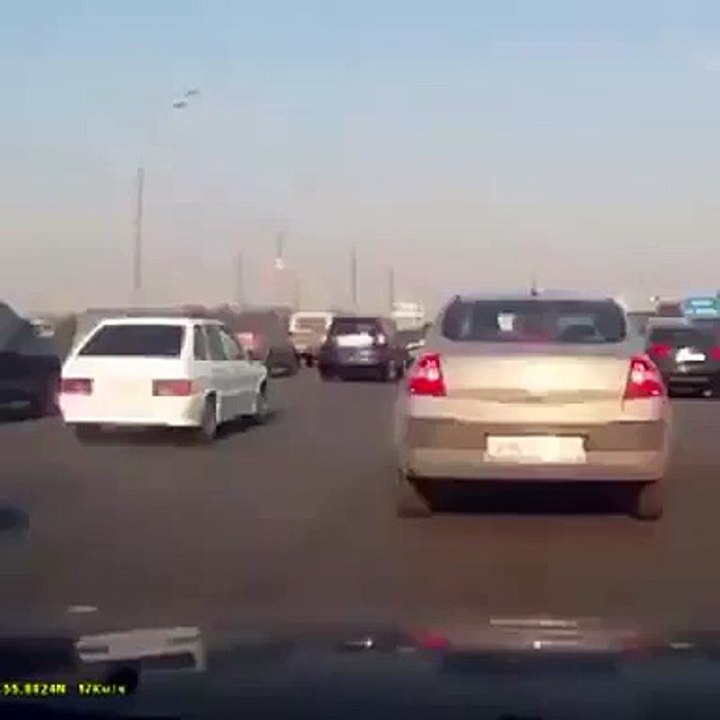 Car blast because of Loud woofer sound