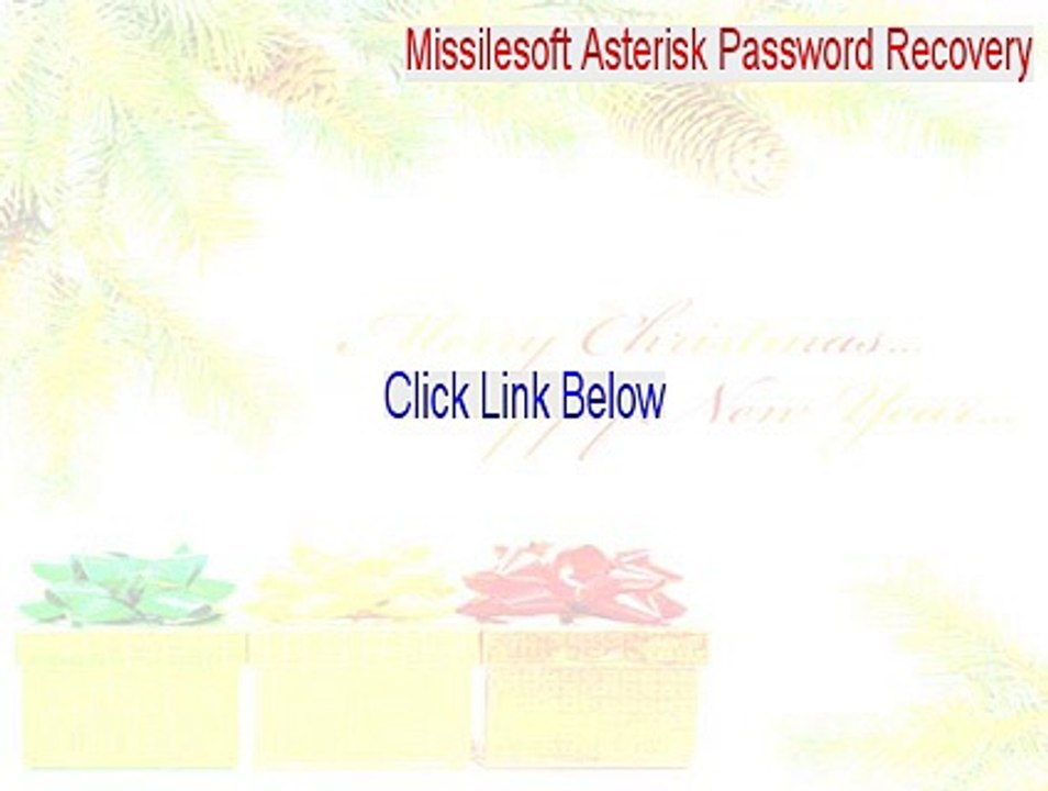 Missilesoft Asterisk Password Recovery Serial - Download Here [2015]