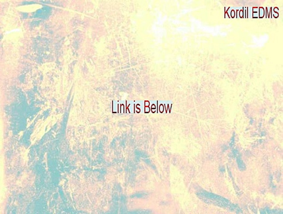Kordil EDMS Download (Kordil EDMSkordil edms 2015)