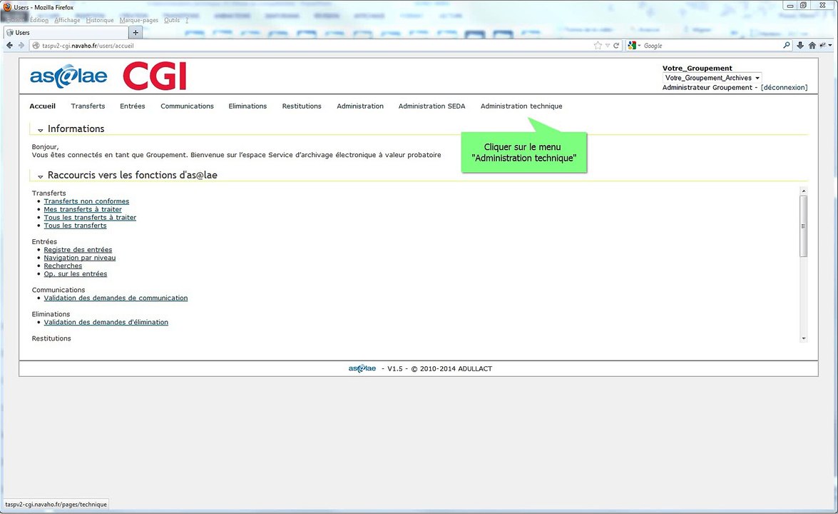 Vérifier le fonctionnement d'un connecteur