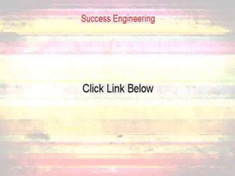Success Engineering Review (Video Review 2015)