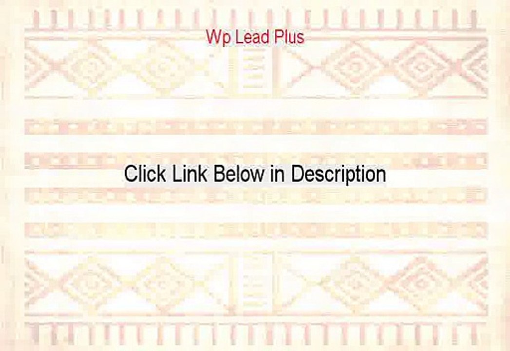 Wp Lead Plus PDF [Get It Now 2015]