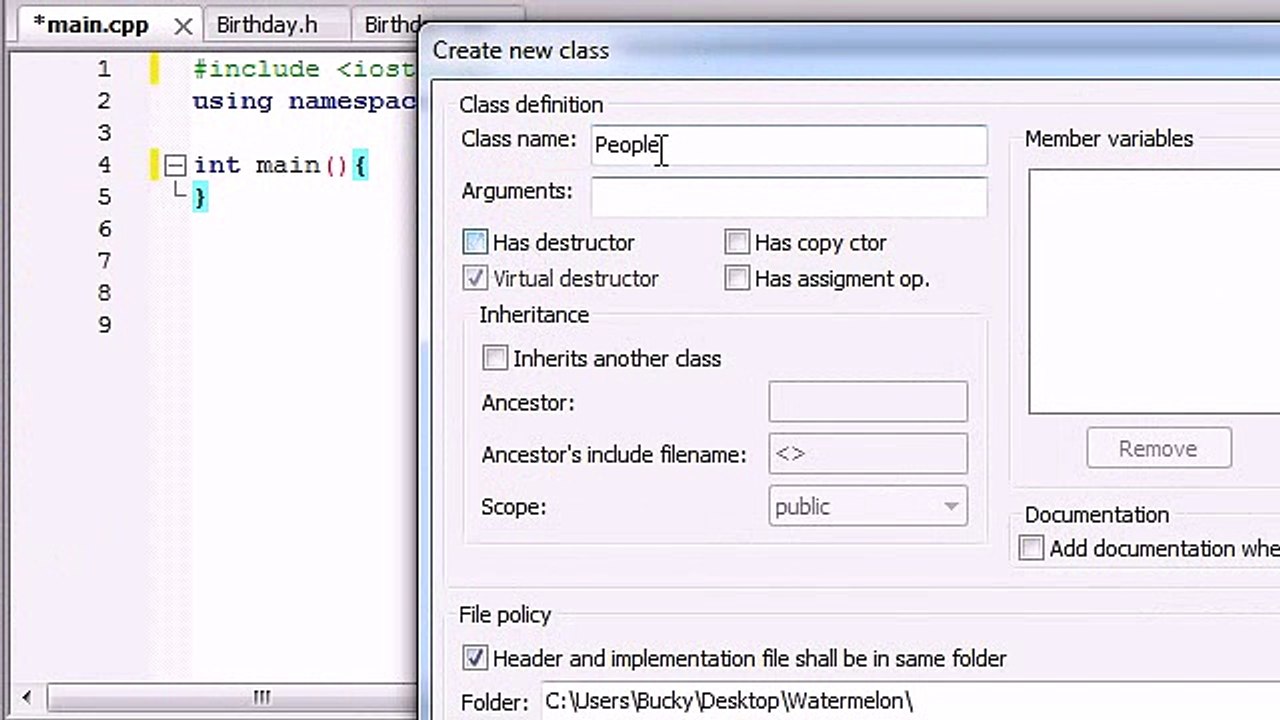 Buckys C++ Programming Tutorials - 46 - Composition