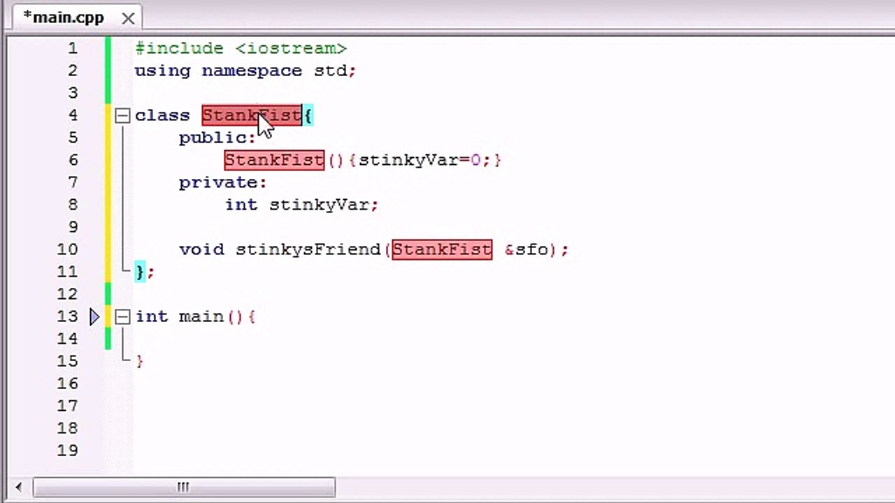 Buckys C++ Programming Tutorials - 48 - friend