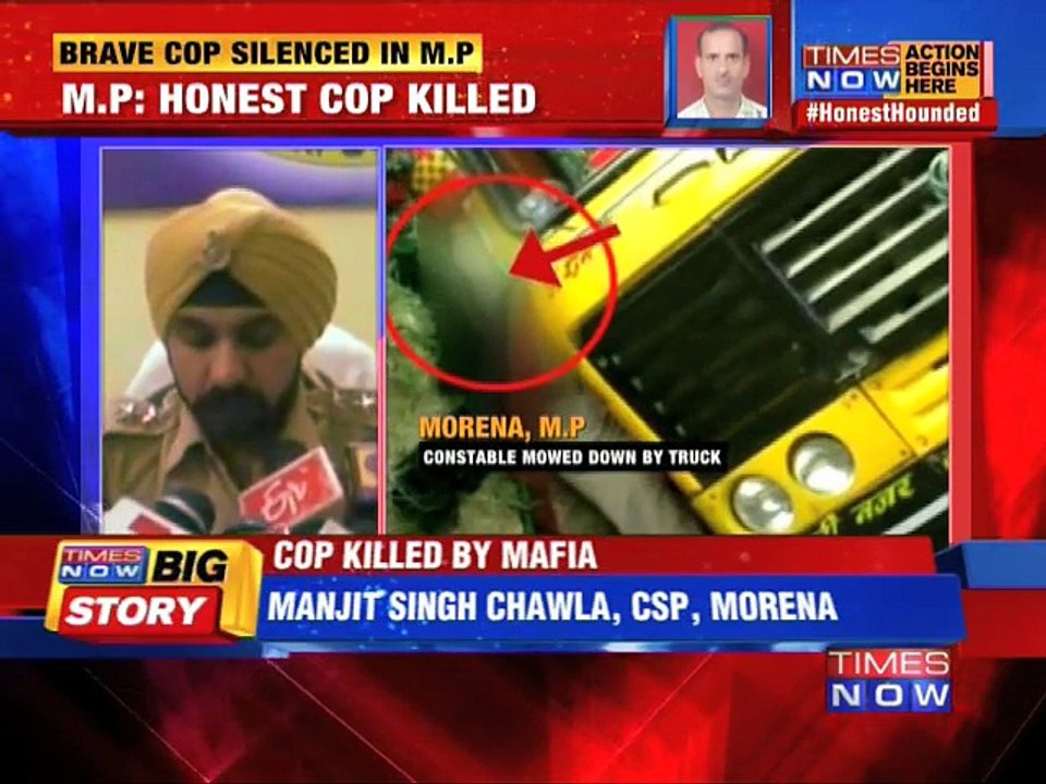 MP: Police constable mowed down by 'sand mafia'