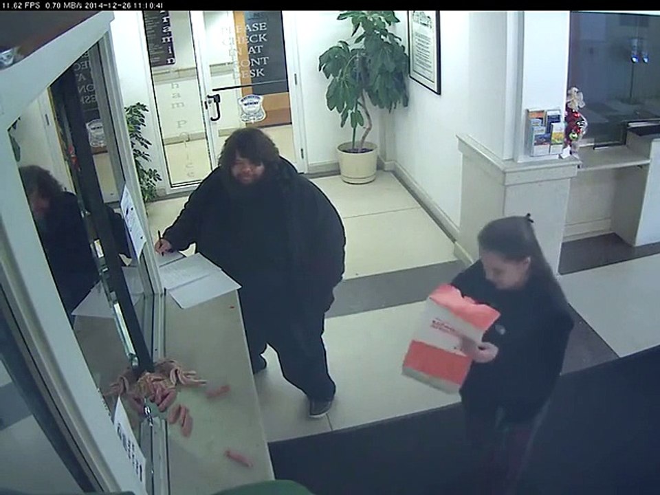 What is she doing in Police Station