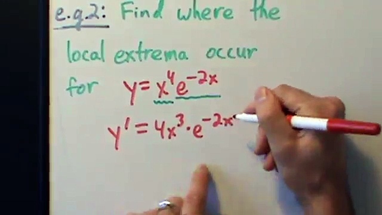 Calculus I - Second Derivative Test - Example 2