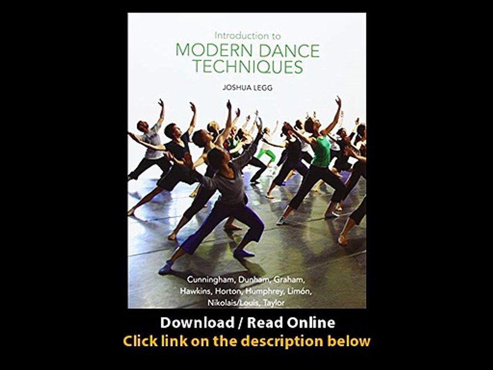 Download Introduction to Modern Dance Techniques By Joshua Legg PDF