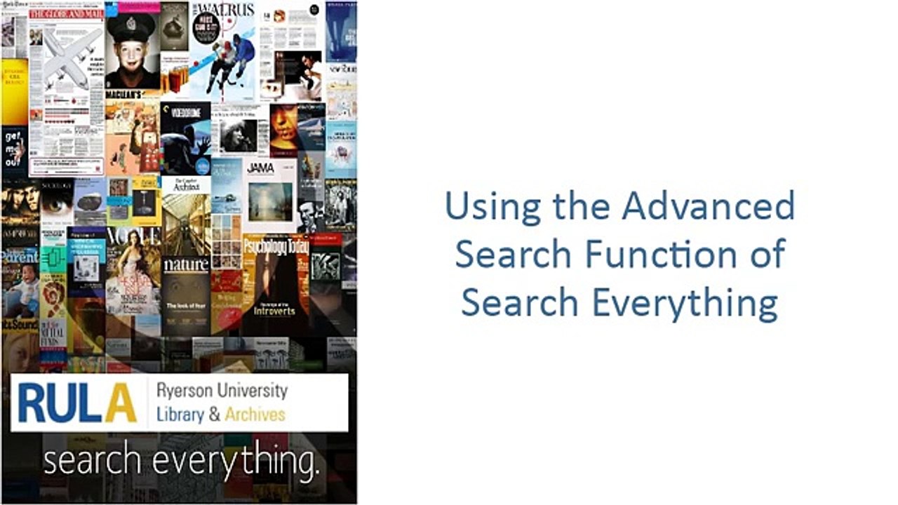 Search Everything: Advanced Search