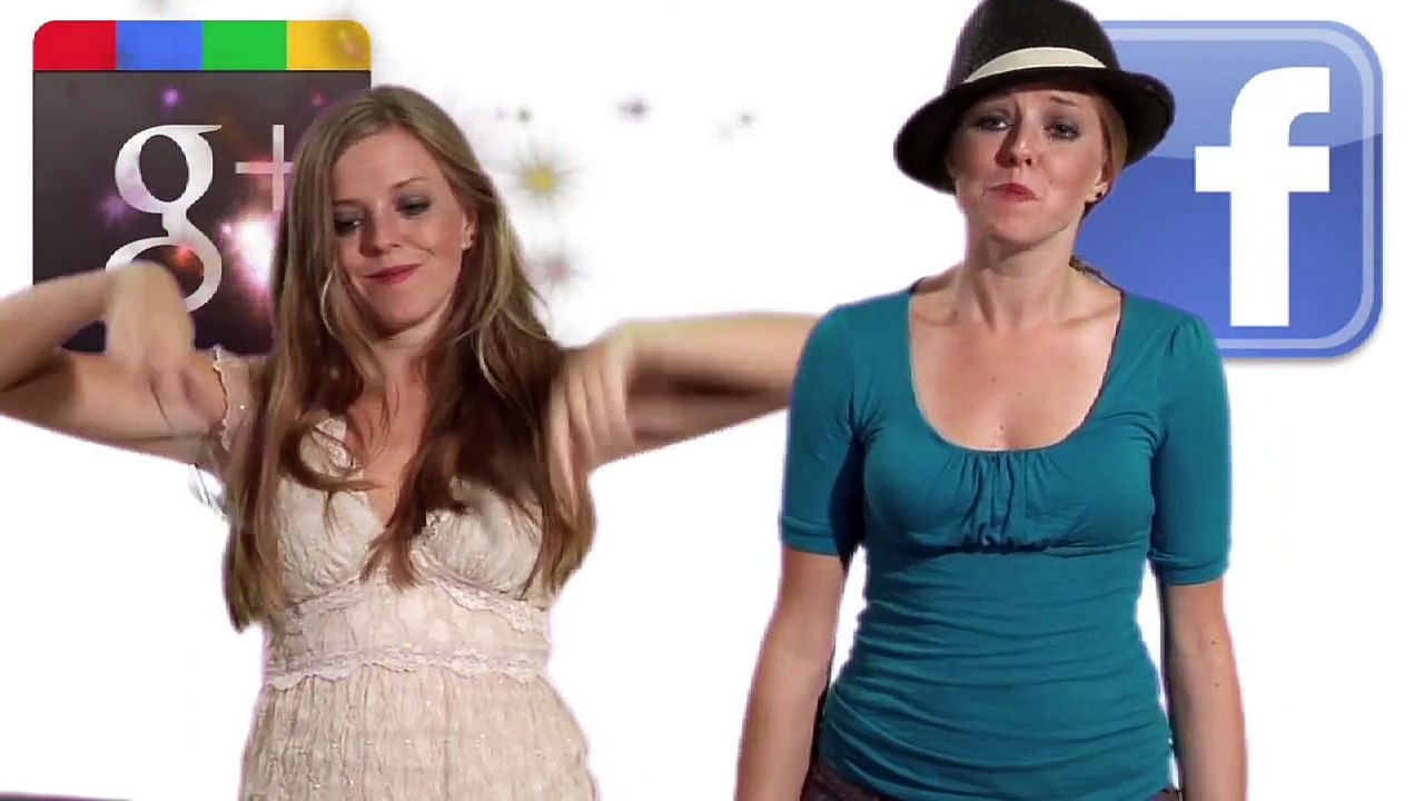 Google Girl - Google+ vs Facebook