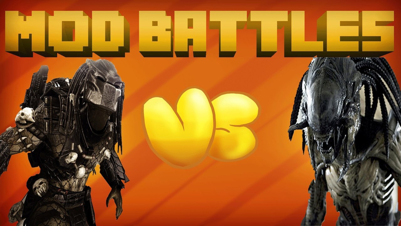 ALIEN MOD vs PREDATOR MOD - Mod vs Mod - MINECRAFT MOD BATTLES (Ep. 6) PART 2