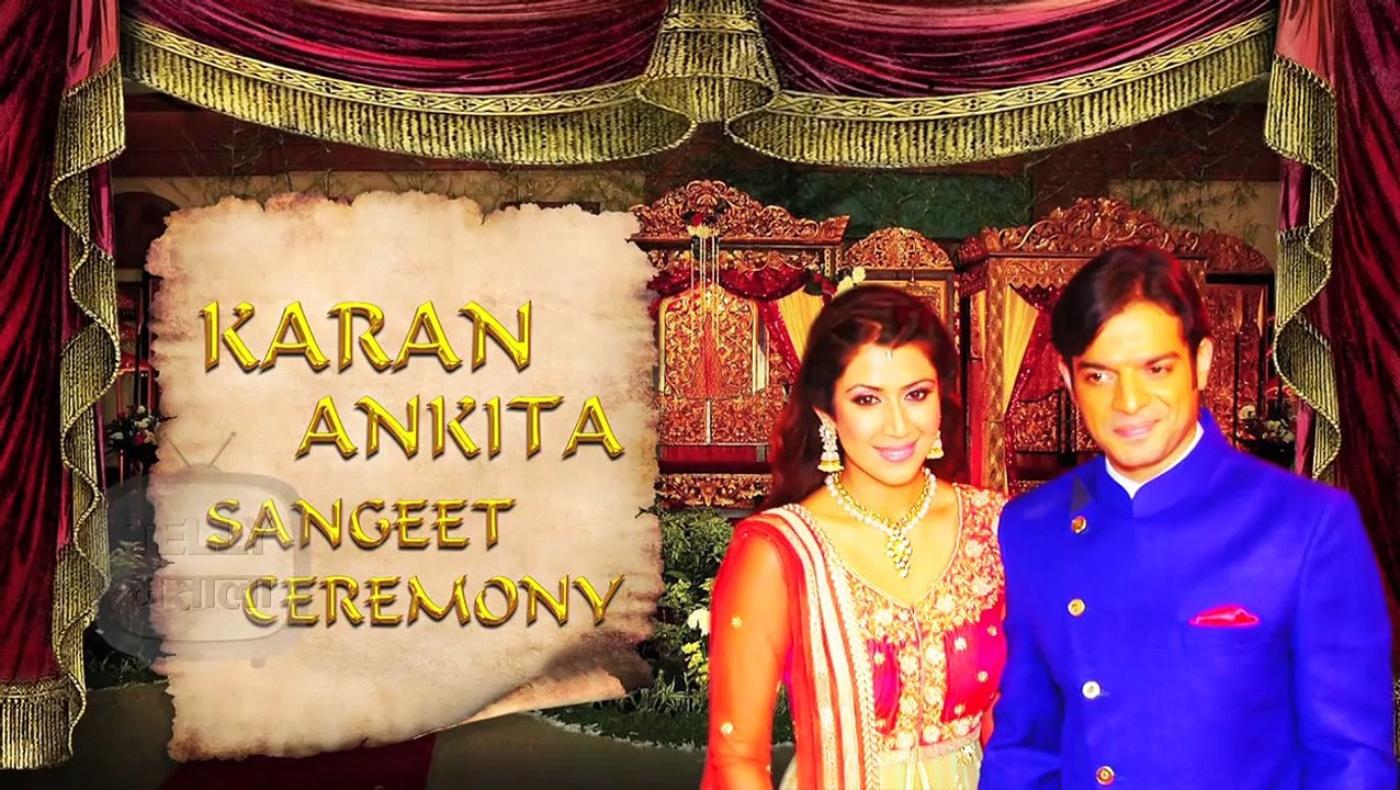 Karan Patel And Ankita Bhargava Entry Visuals _ Sangeet Ceremony