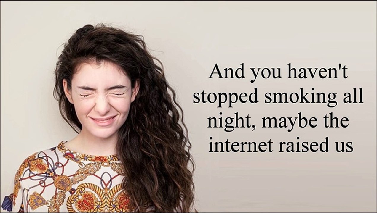 Lorde - A World Alone (Lyrics)