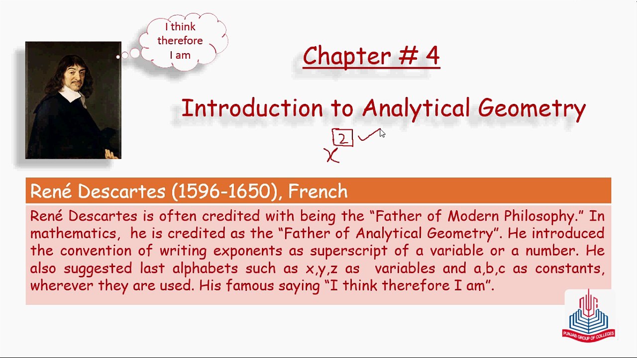 Introduction to Analytic Geometry
