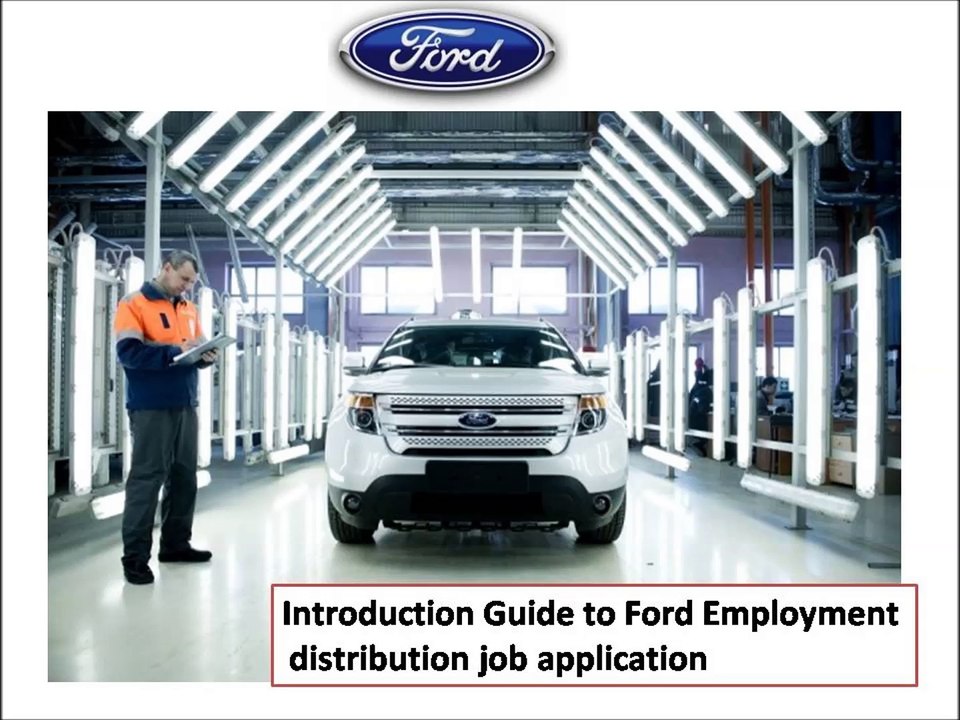 Ford Employment distribution job application