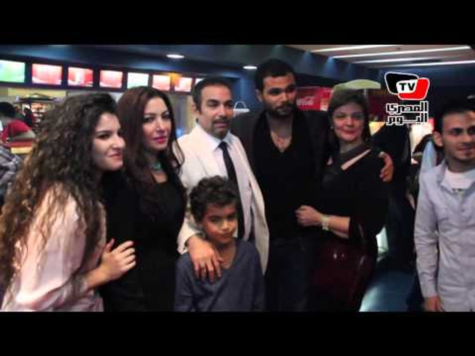 عمرو سعد ودرة والسبكي يحتفلون بعرض «حديد»