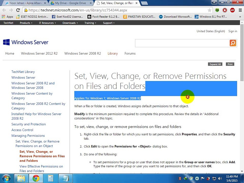 how to access ownership of any file