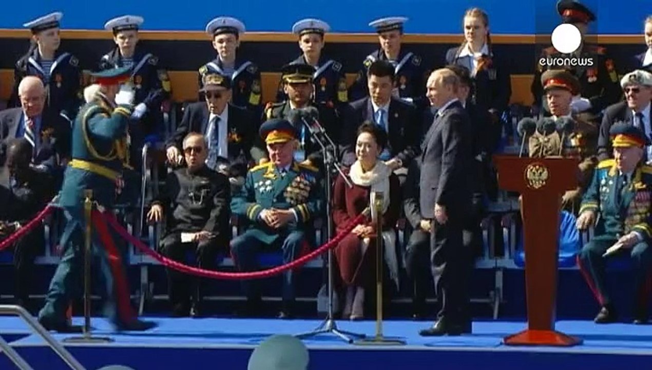 Moscow: fireworks round off World War II commemorations