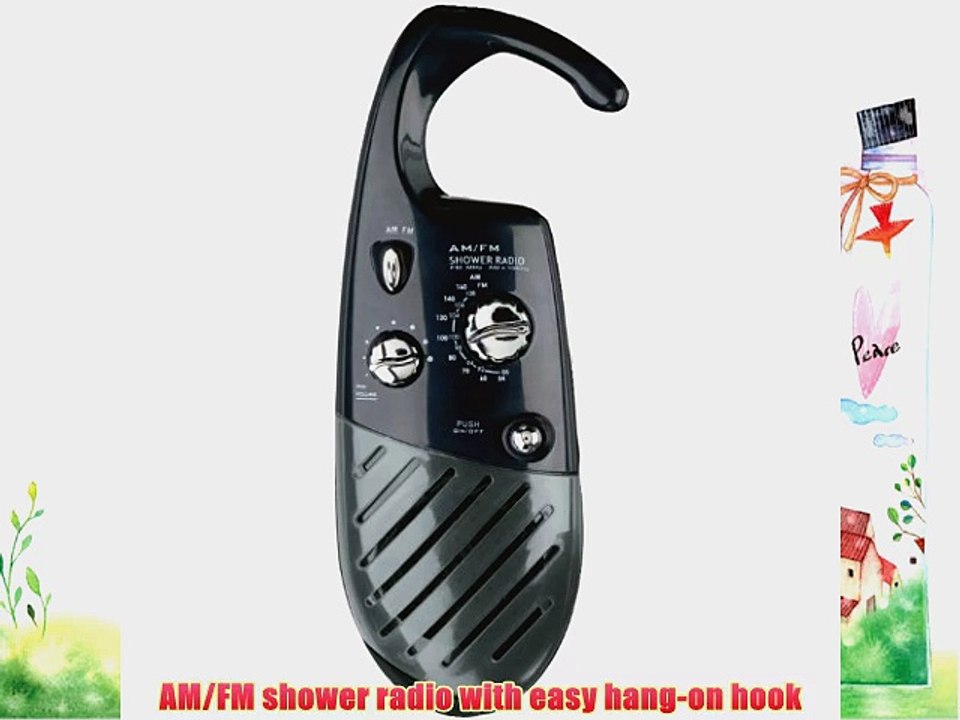 Conair Home Black SR10 Shower Radio by Conair