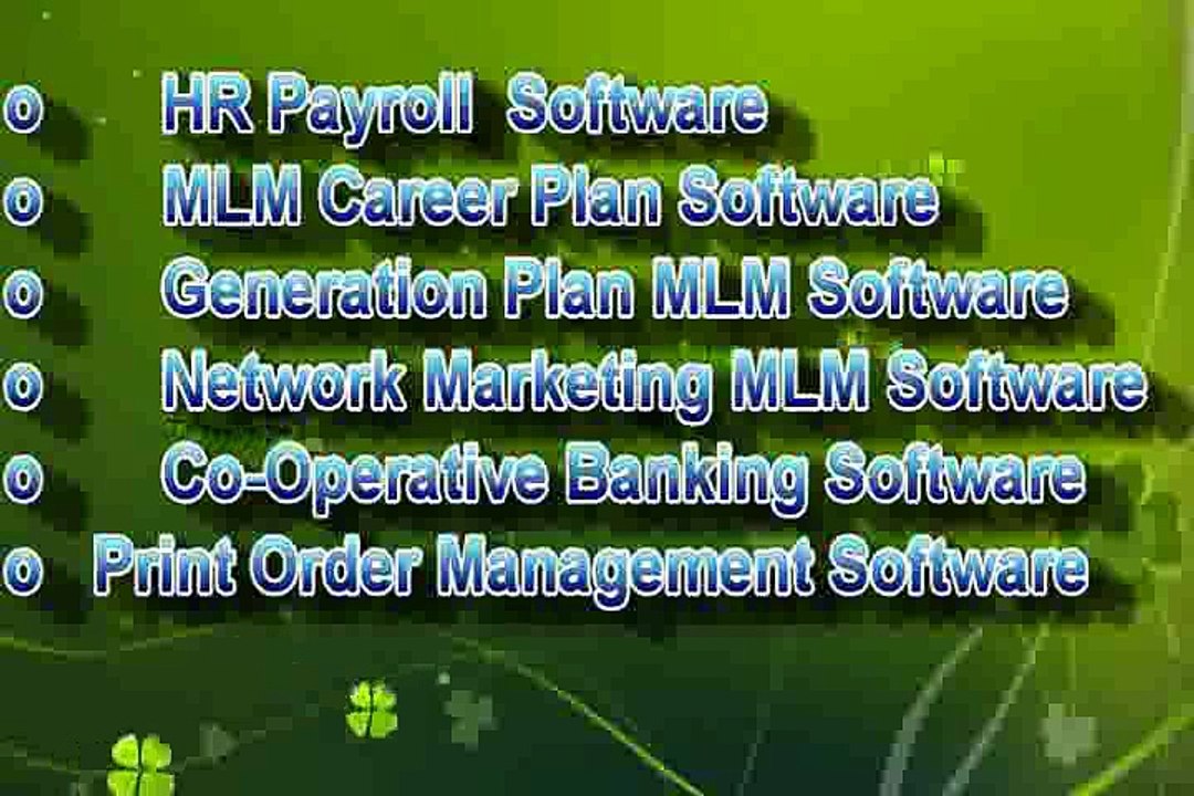 Salary Software, Printer Software, NBFC Software, MLM Generation Plan, Loan Software